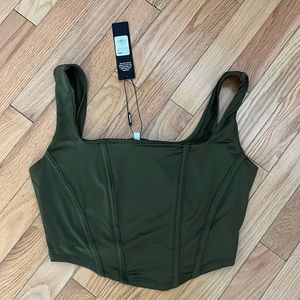 Army Green Tank Top